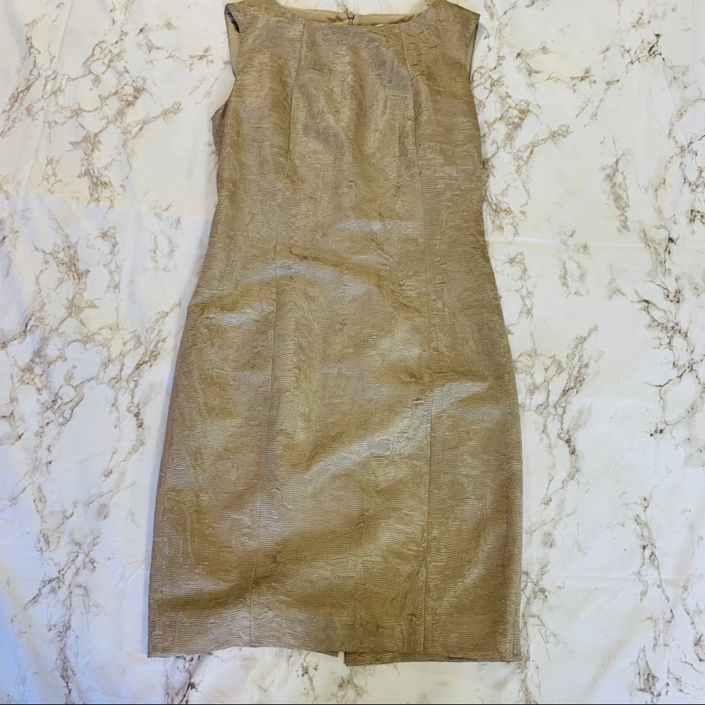 Max Mara Grey Texture Shift Cocktail Dress - Picture 7 of 7